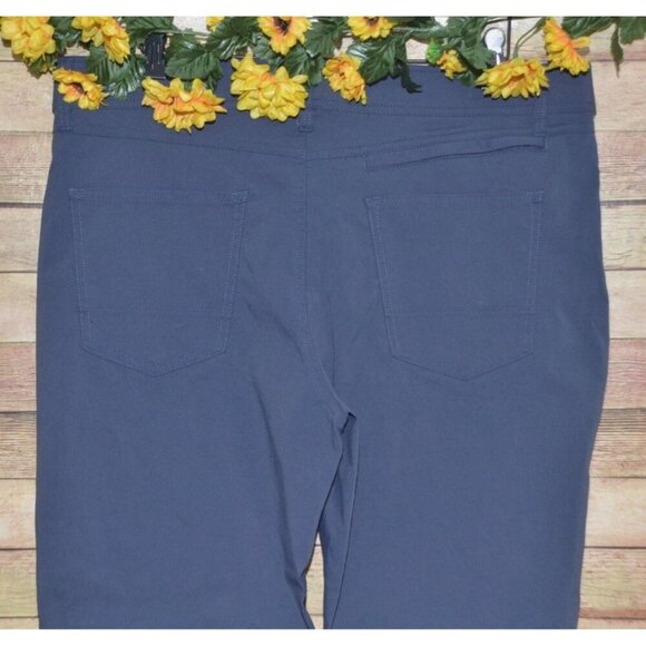 Weatherproof Vintage Mens Blue Straight Leg Nylon Tech Pants Size 36 X 30 Hiking - Picture 5 of 9